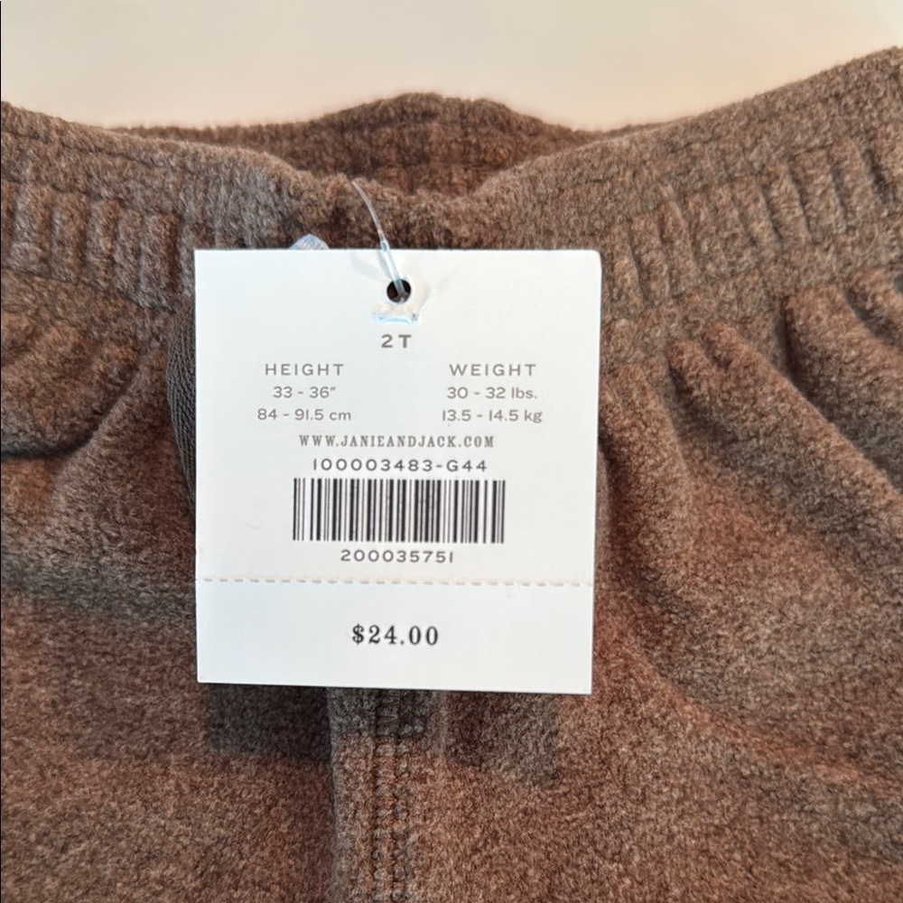 Janie and Jack fleece 2 piece outfit - Picture 7 of 11